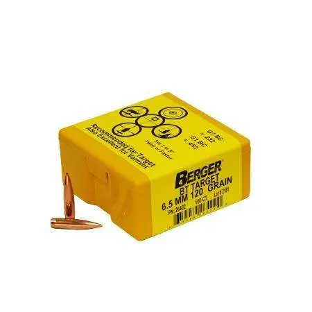 6.5MM 120GR MATCH TARGET BT 6.5MM 120GR MATCH TARGET BT