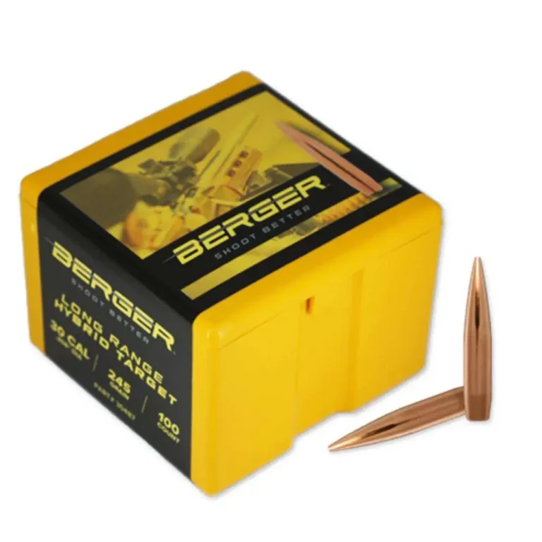 Berger 30 cal 245 gr LR Hybrid Target 100rd Berger 30 cal 245 gr LR Hybrid Target 100rd