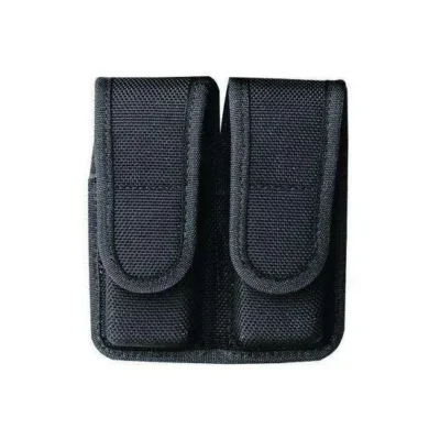 DOUBLE MAG POUCH BLK SZ 2 VELCRO HR