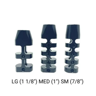 BOWD Large Muzzle Brake 1.125″ 2port Blk