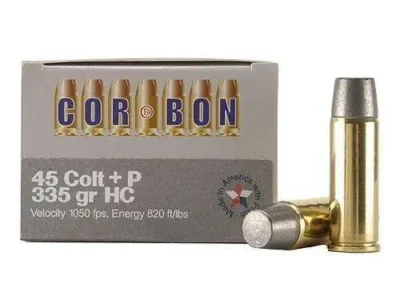 20 RD. 45 COLT MAG + 335GR HC HU