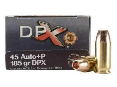 DPX 45 ACP+P 185 GR. 20 RD.