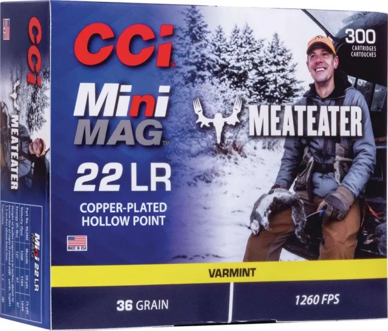 CCI 962ME Mini-Mag Meat Eater 22 LR 32 gr Hollow Point (HP) 300 Bx/ 10 Cs CCI 962ME Mini-Mag Meat Eater 22 LR 32 gr Hollow Point (HP) 300 Bx/ 10 Cs