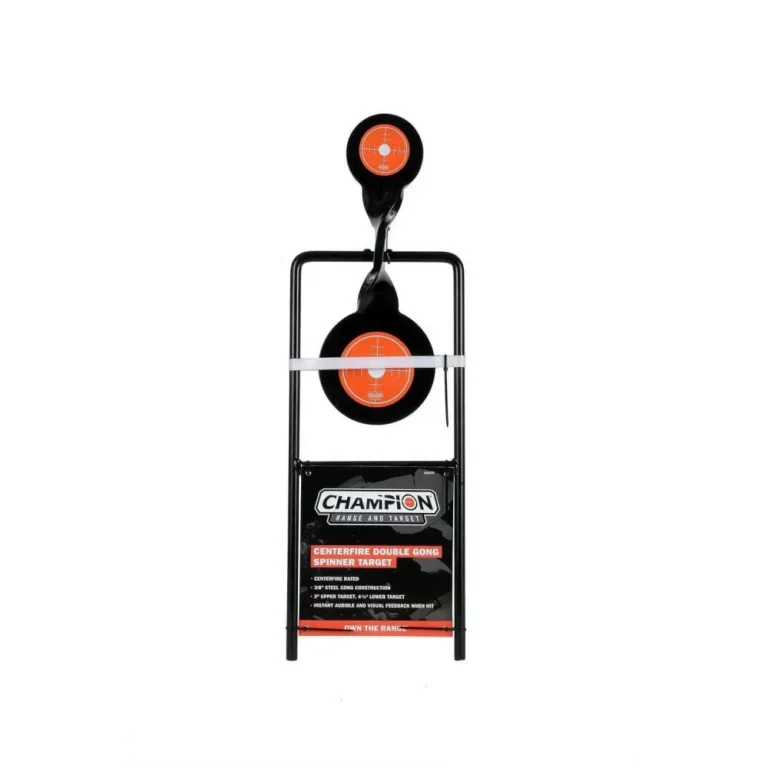 Rimfire Three Gong Spinners Target Steel Card