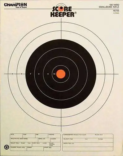 OUTERS TARGET 100YD SMALLBORE RIFLE ORANGE