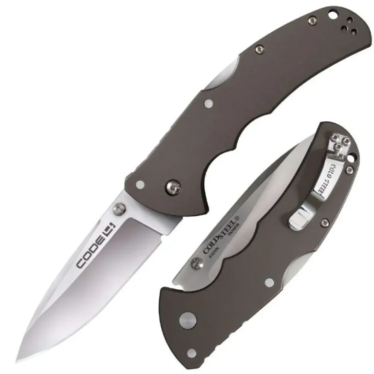 Cold Steel Code-4 Spear Point Lockback Knife Gray (3.5″ Satin) Cold Steel Code-4 Spear Point Lockback Knife Gray (3.5″ Satin)