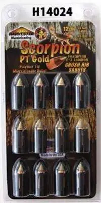 50 Cal. Sabot 240 gr. .451 Polymer Tip Bullet 12 pack