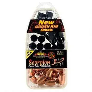 50 Cal. Sabot 240 gr. .451 Funnel Point Mag Bullet 20 pack