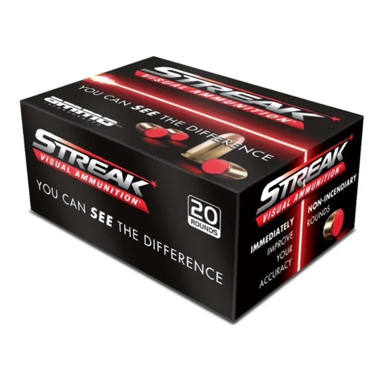 Ammo Inc 380090JHPSTR Streak 380 ACP 90 gr Jacketed Hollow Point (JHP) 20 Bx/ 1 Ammo Inc 380090JHPSTR Streak 380 ACP 90 gr Jacketed Hollow Point (JHP) 20 Bx/ 1
