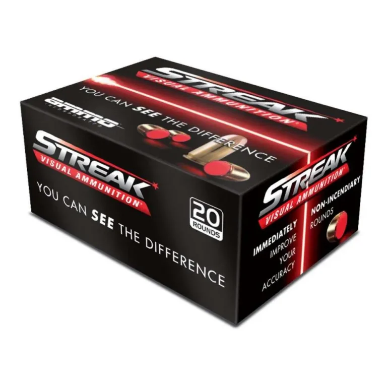 Ammo Inc 45230TMCSTRK Streak  45 ACP 230 gr Total Metal Jacket (TMJ) 20 Bx/ 10 C