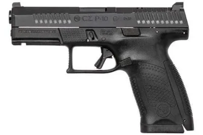 CZ 95130 P-10 C Optics Ready 9mm Luger 4″ 15+1 Black Black Interchangeable Backs
