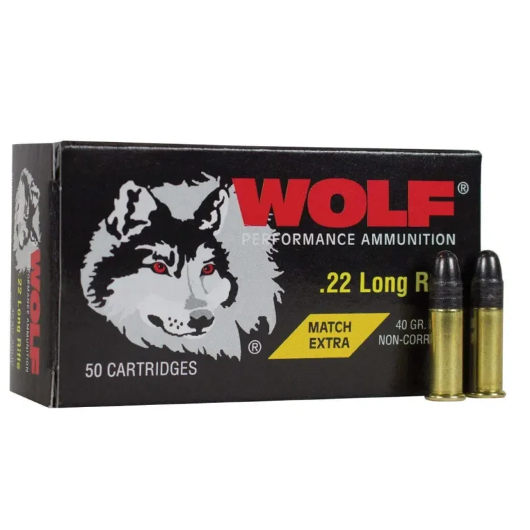 WOLF 22LR MATCH EXTRA 50/BX WOLF 22LR MATCH EXTRA 50/BX