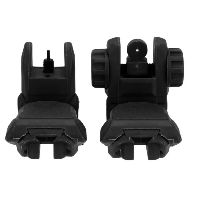 AR15 Same Plane/Low Profile Polymer Flip Up Sights w/Dual Ap