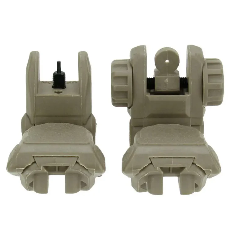 AR15 Same Plane/Low Profile Polymer Flip Up Sights w/Dual Ap