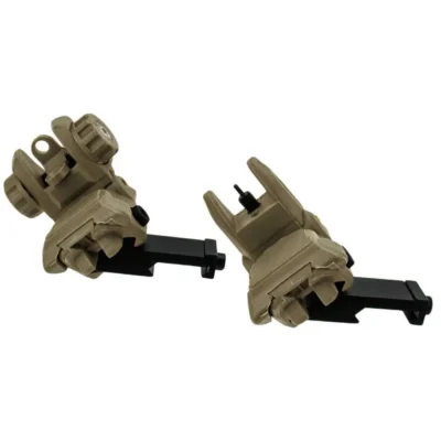 AR15 45 Degree/Low Profile Polymer Flip Up Sights w/Dual Ape