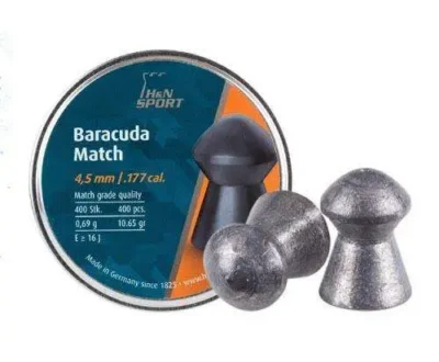 H&N Baracuda Match .177 cal. 4.50 mm head-size – NEW- per 400