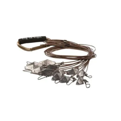 66in Xtreme Cable TX Rigs 6oz weights (per doz.)