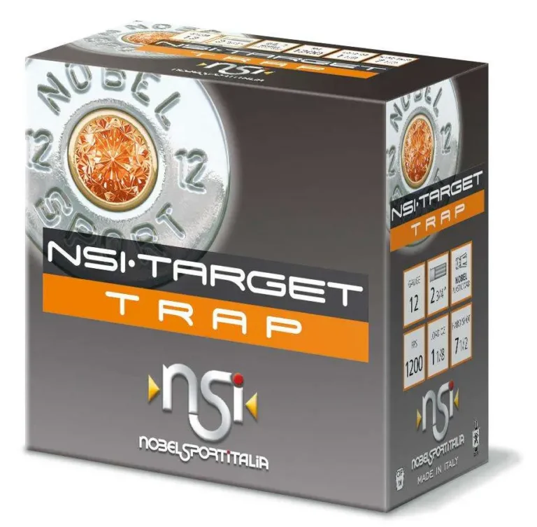 NSI Target Steel & Soft 12 gauge 2 3/4″ 1 Oz #7 Shot 1280fps 25/Rd NSI Target Steel & Soft 12 gauge 2 3/4″ 1 Oz #7 Shot 1280fps 25/Rd