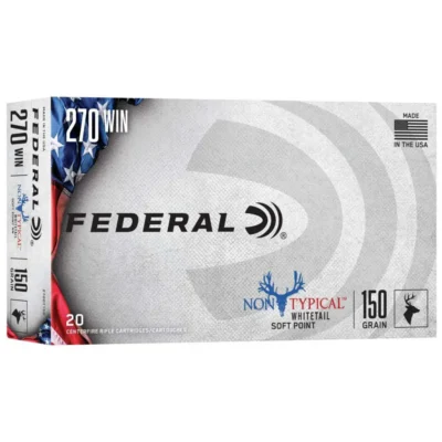 Federal 270DT150 Non-Typical  270 Win 150 gr Non-Typical Soft Point (SP) 20 Bx/
