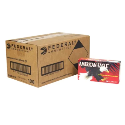 FEDERAL 40 S&W 165GR FULL METAL JACKET AMMO 1000RD