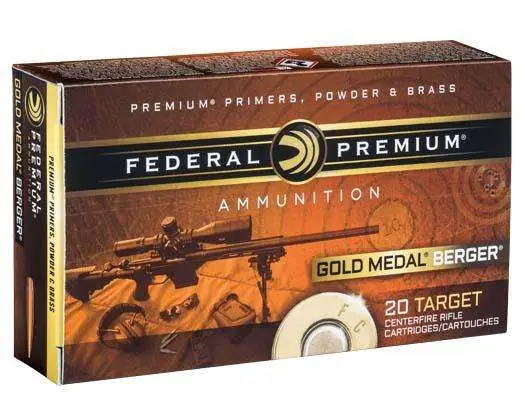 Federal GM65GDLBH130 Premium Gold Medal 6.5 Grendel 130 gr Berger Boat Tail Holl Federal GM65GDLBH130 Premium Gold Medal 6.5 Grendel 130 gr Berger Boat Tail Holl