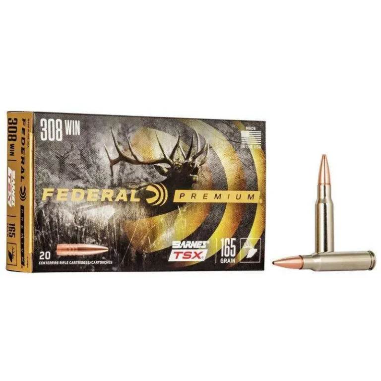 FEDERAL 308 WIN 165GR BARNES TSX AMMO 20RD FEDERAL 308 WIN 165GR BARNES TSX AMMO 20RD