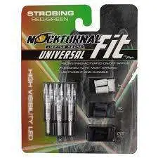 Nockturnal FIT Lighted Nocks Strobing Red/Green 3pk. Nockturnal FIT Lighted Nocks Strobing Red/Green 3pk.