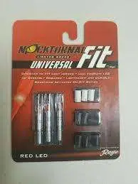 Nockturnal FIT Lighted Nocks Red 3 pk. Nockturnal FIT Lighted Nocks Red 3 pk.