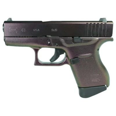 G43 SUB COMPACT 9MM 3.4″ 2/6RD Simmering Razorback