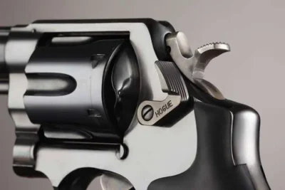 S&W Short Cylinder Release Stainless Steel Blued