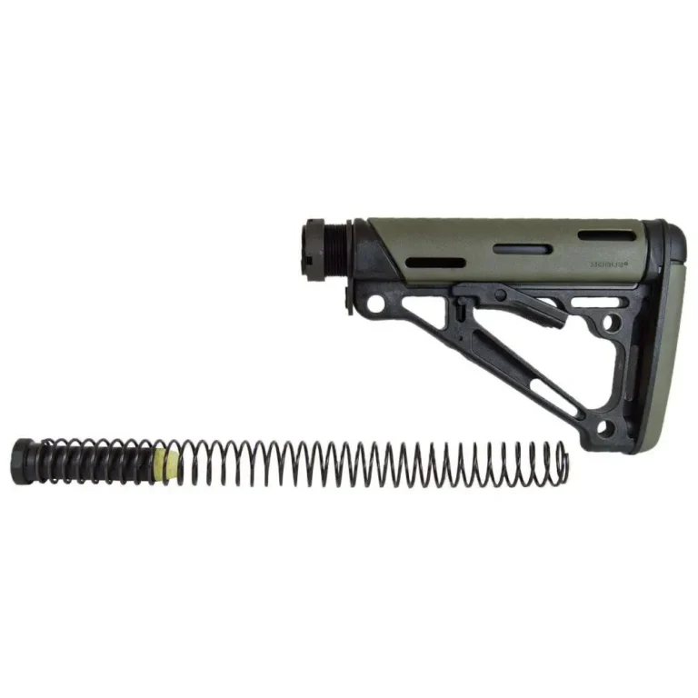 HOGUE AR15 RUBBER OVERMOLD 6-POS MILLSPEC BUTTSTOCK COMPLETE KIT OD GRN HOGUE AR15 RUBBER OVERMOLD 6-POS MILLSPEC BUTTSTOCK COMPLETE KIT OD GRN