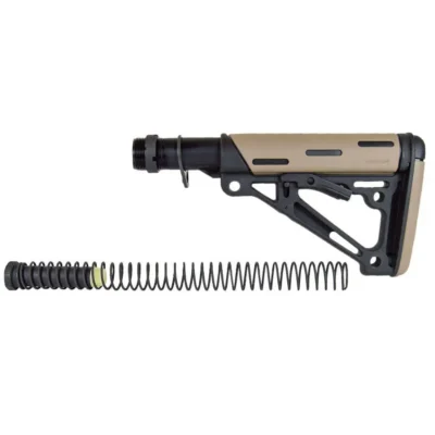 HOGUE AR15 RUBBER OVERMOLD 6-POS MILLSPEC BUTTSTOCK COMPLETE KIT FDE