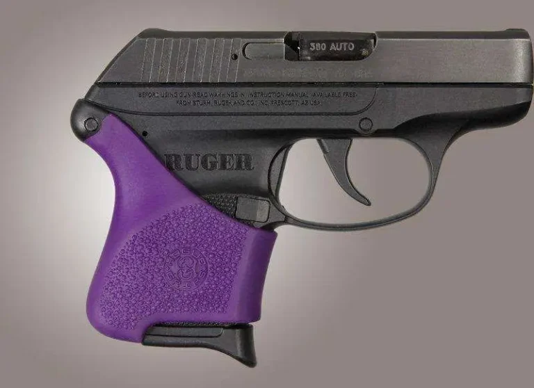 HANDAL HYBRID GRIP SLEEVE RUGER LCP’S PURPLE HANDAL HYBRID GRIP SLEEVE RUGER LCP’S PURPLE
