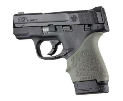 HandAll Beaver Tail Grip Sleeve S&W M&P Shield Ruger LC9 OD Green