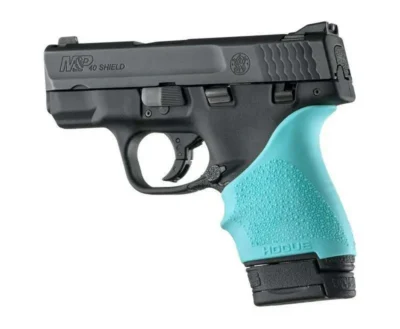 HandAll Beavertail Grip Sleeve S&W M&P Shield Ruger LC9 Aqua