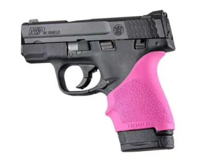 HandAll Beaver Tail Grip Sleeve S&W M&P Shield Ruger LC9 Pink