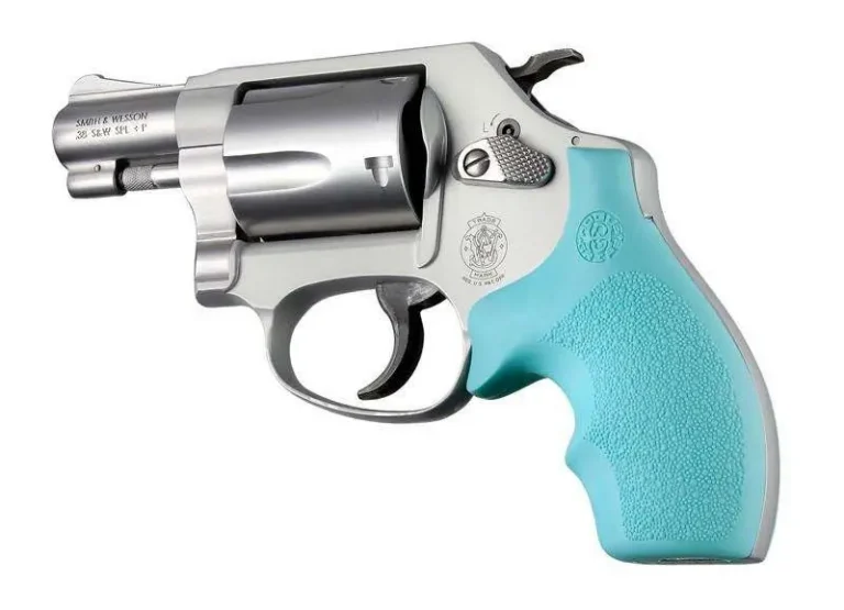 S&W J Frame Round Butt Rubber Bantam Style Grip Aqua S&W J Frame Round Butt Rubber Bantam Style Grip Aqua