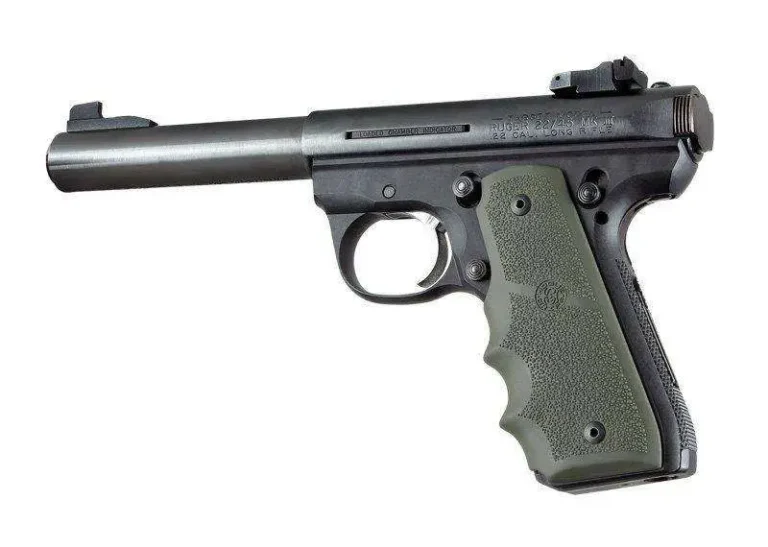 Ruger 22/45 RP Rubber Grip with Finger Grooves OD Green Ruger 22/45 RP Rubber Grip with Finger Grooves OD Green