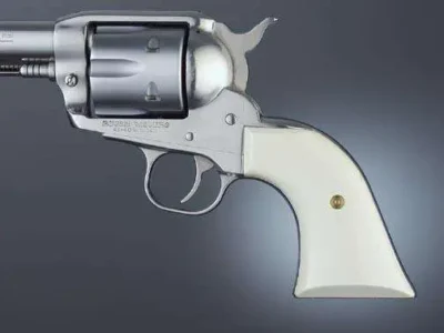 HOGUE COWBOY GRIP VAQUERO IVORY POLYMER