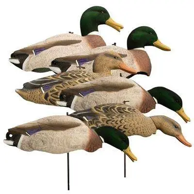 Higdon Outdoors Magnum Full Form Shell Mallard Variety Pk Flocked Heads