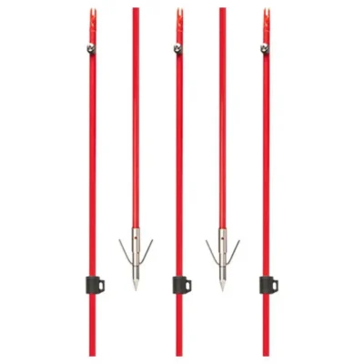 Cajun Bowfishing Fiberglass Arrow W/ Piranha Long Barb XT