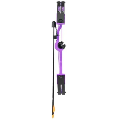 Bear Youth Bow Brave RH Purple