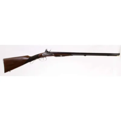SIDE BY SIDE SHOTGUN FLINTLOCK DELUXE 20 ga.