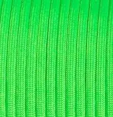 GREEN NEON 550 PARACORD 100′