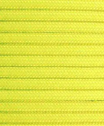 YELLOW NEON 550 PARACORD 100′