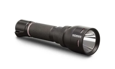 Konus Rechargeable tactical flashlight w/remote switch /mount ring-1000 lum