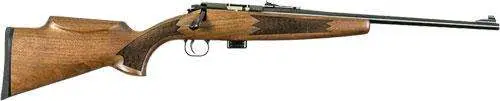 CRICKETT COMPACT 722 WALNUT DELUXE STOCK BLUED .22LR