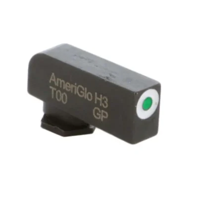 Green Tritium White Outline Stock FRONT .200in H .125in W GLOCK