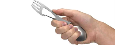 Kershaw Ration XL Stainless Steel Spork Multi-tool Bead Blast