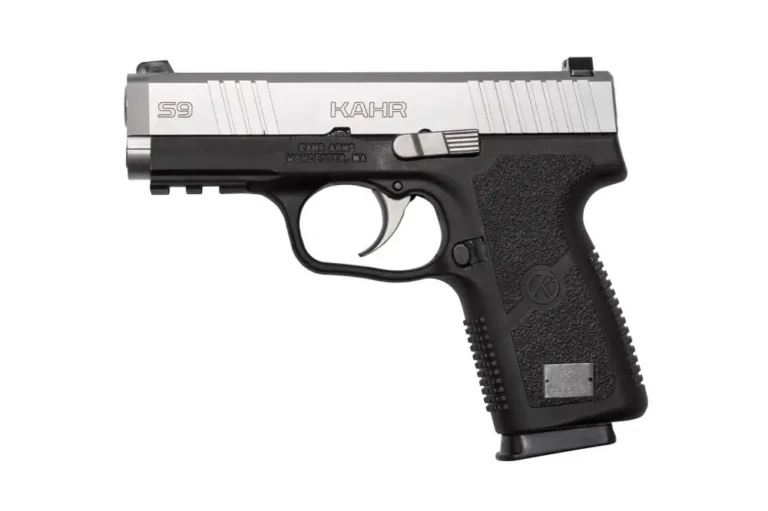 Kahr Arms S9093 S9 9mm Luger 3.60″ 7+1 Black Stainless Steel Black Polymer Grip Kahr Arms S9093 S9 9mm Luger 3.60″ 7+1 Black Stainless Steel Black Polymer Grip